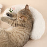White moon pillow
